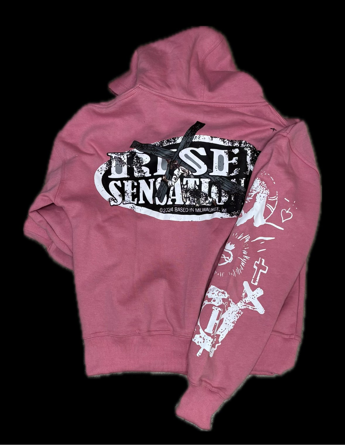“Risen Savior” PINK ZIP-UP